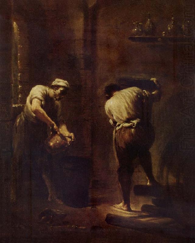 Giuseppe Maria Crespi Scene in a Cellar china oil painting image